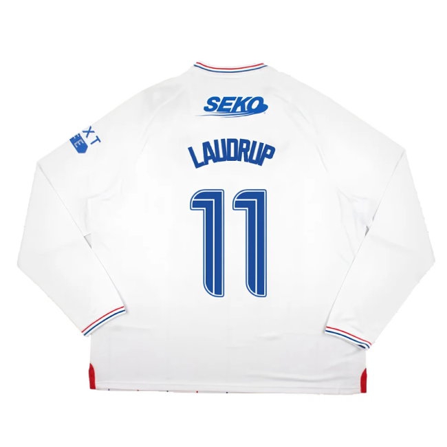 2023-2024 Rangers Long Sleeve Away Shirt (Laudrup 11) — Shop Now