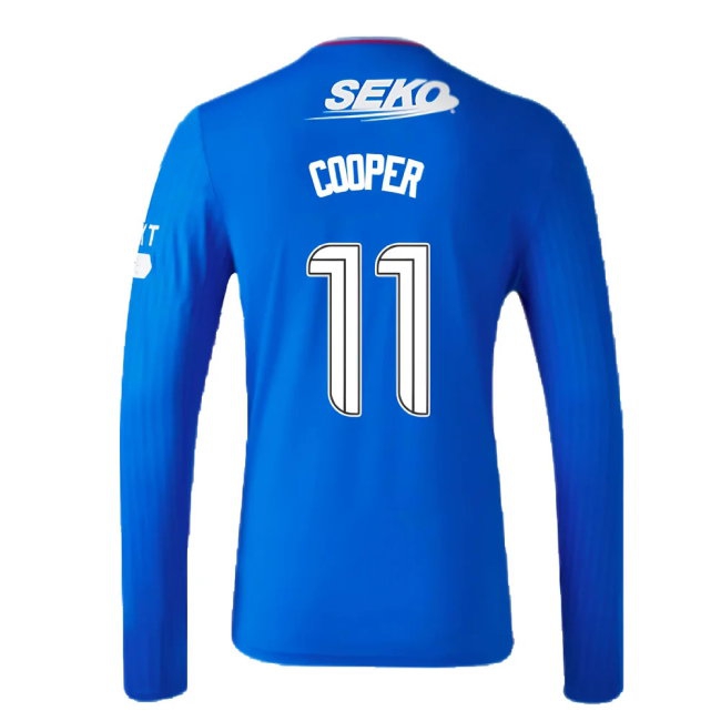 2023-2024 Rangers Long Sleeve Home Shirt (Cooper 11) — Buy Online