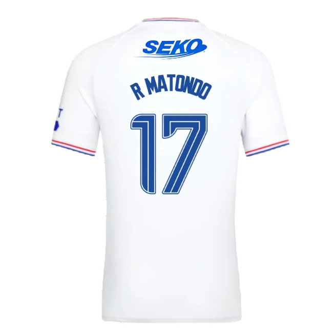 2023-2024 Rangers Pro Player Version Away Shirt (R Matondo 17) — Buy Online