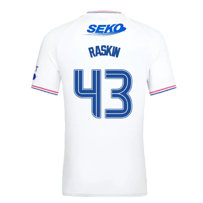2023-2024 Rangers Pro Player Version Away Shirt (Raskin 43) — Buy Online