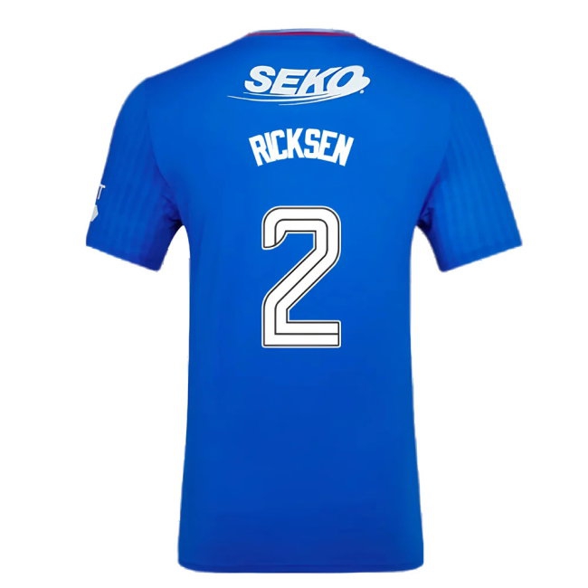 2023-2024 Rangers Pro Player Version Home Shirt (Ricksen 2) — Shop Now