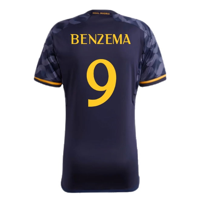 2023-2024 Real Madrid Away Shirt (Benzema 9) — Buy Now