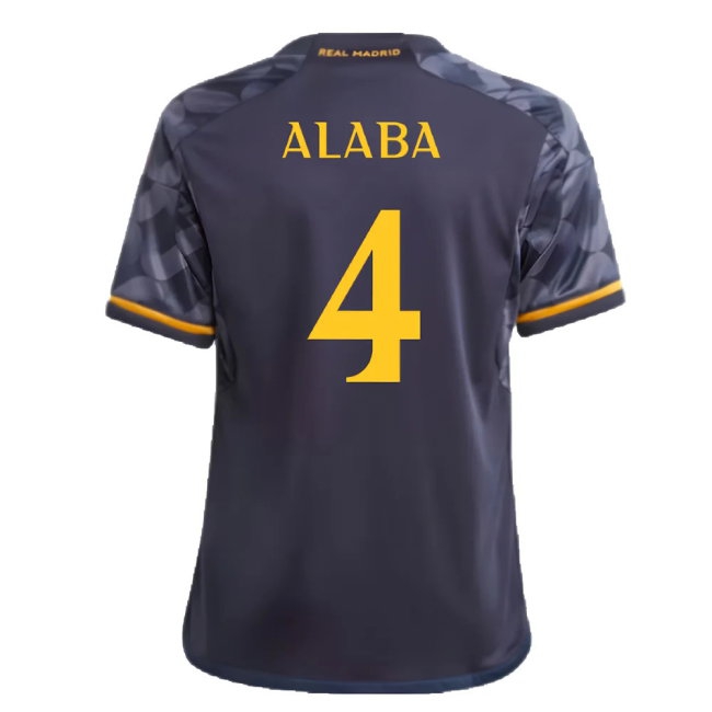 2023-2024 Real Madrid Away Shirt (Kids) (Alaba 4) — Buy Now
