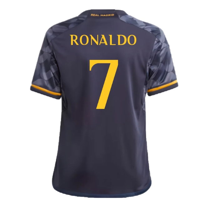 2023-2024 Real Madrid Away Shirt (Kids) (Ronaldo 7) — Shop Now