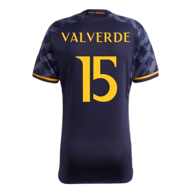 2023-2024 Real Madrid Away Shirt (Valverde 15) — Buy Online