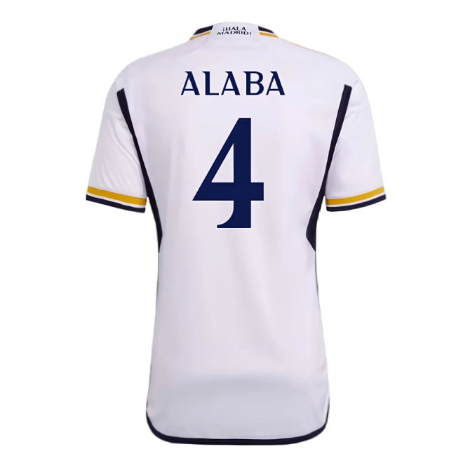 2023-2024 Real Madrid Home Shirt (Alaba 4) — Buy Now
