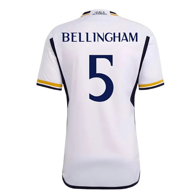 2023-2024 Real Madrid Home Shirt (Bellingham 5) — Shop Online