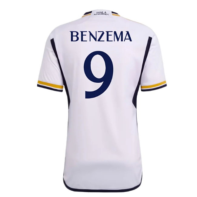2023-2024 Real Madrid Home Shirt (Benzema 9) — Shop Online