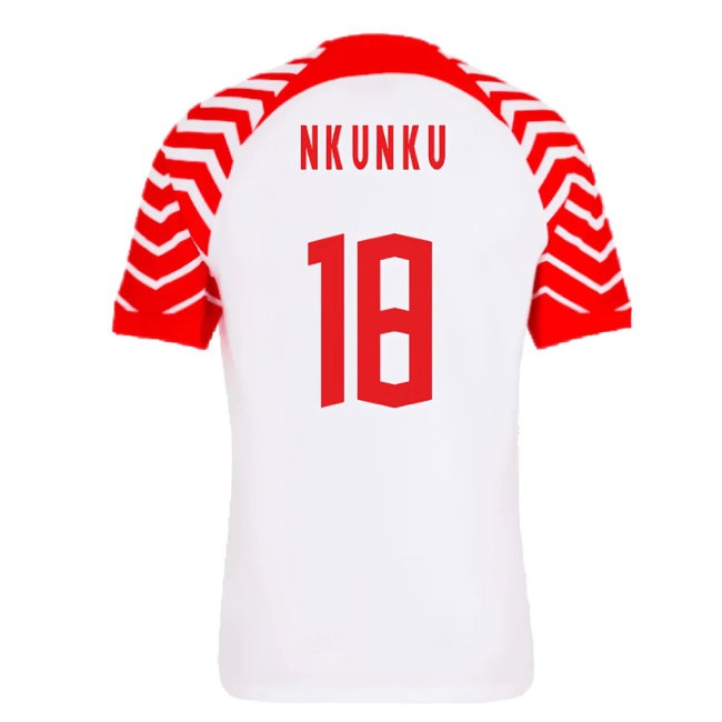 2023-2024 Red Bull Leipzig Home Shirt (Nkunku 18) — Buy Online