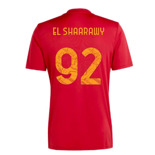 2023-2024 Roma Icon Pre-Match Shirt (Red) (EL SHAARAWY 92) — Shop Now