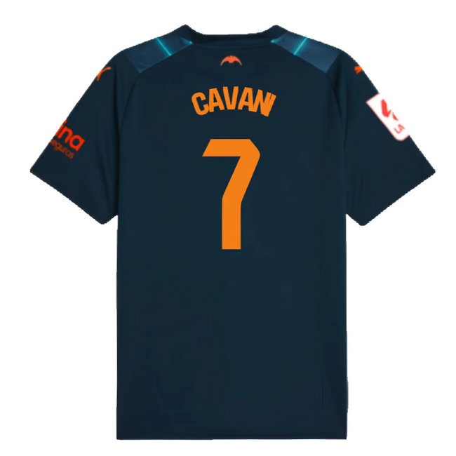 2023-2024 Valencia Away Shirt (CAVANI 7) — Shop Now