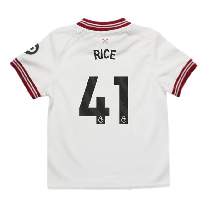 2023-2024 West Ham Away Infant Mini Kit (RICE 41) — Shop Online