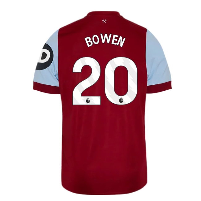 2023-2024 West Ham Home Shirt (Kids) (BOWEN 20) — Buy Online