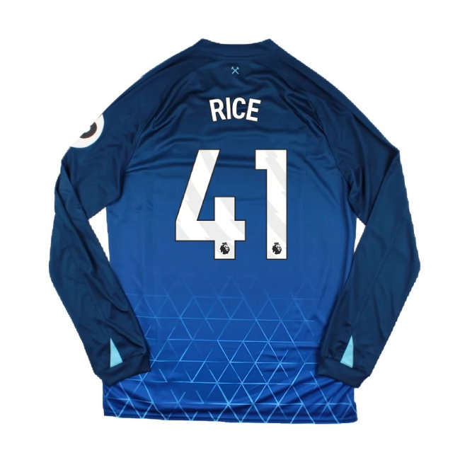 2023-2024 West Ham Long Sleeve Third Shirt (RICE 41) — Shop Online