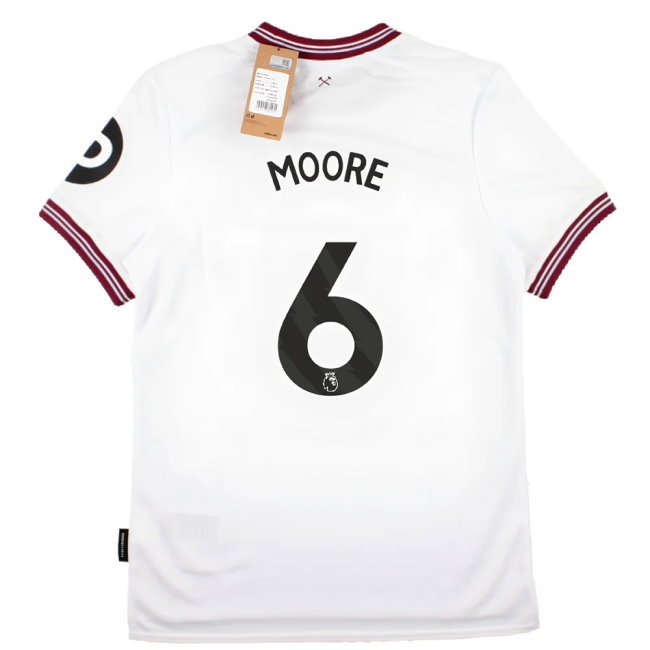 2023-2024 West Ham United Away Shirt (MOORE 6) — Shop Now