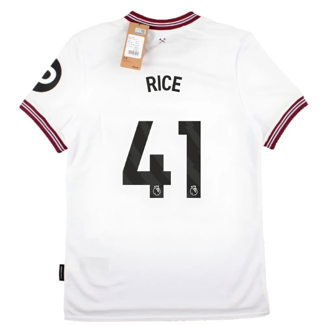 2023-2024 West Ham United Away Shirt (RICE 41) — Buy Now