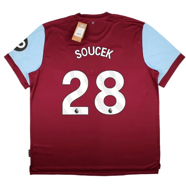 2023-2024 West Ham United Home Shirt (SOUCEK 28) — Buy Online