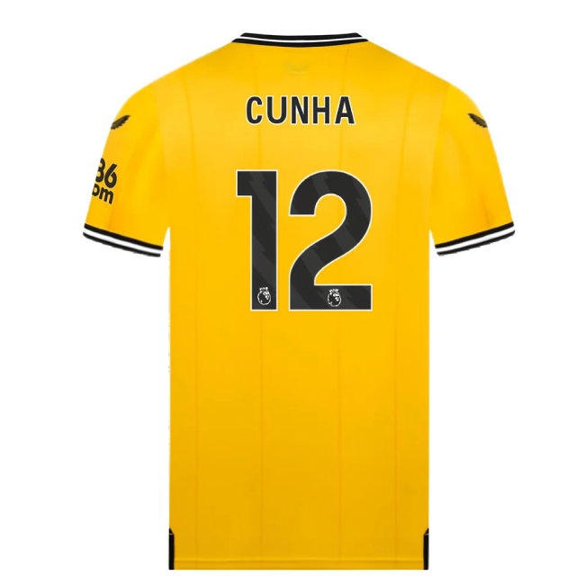2023-2024 Wolves Home Shirt (CUNHA 12) — Shop Online