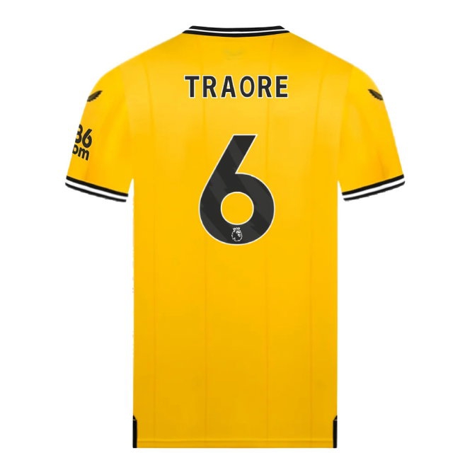 2023-2024 Wolves Home Shirt (TRAORE 6) — Buy Online