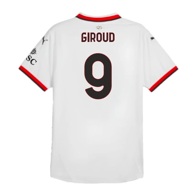2024-2025 AC Milan Away Player Version Shirt (Giroud 9) — Buy Online