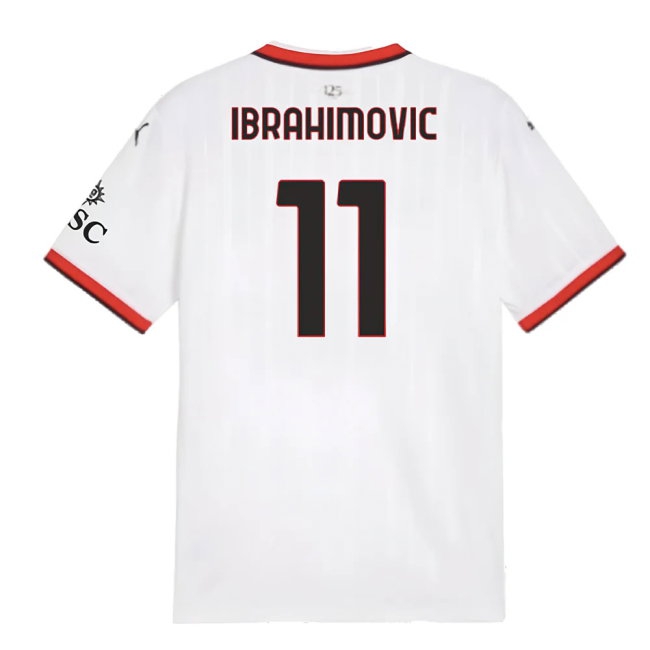 2024-2025 AC Milan Away Shirt (Ibrahimovic 11) — Shop Online
