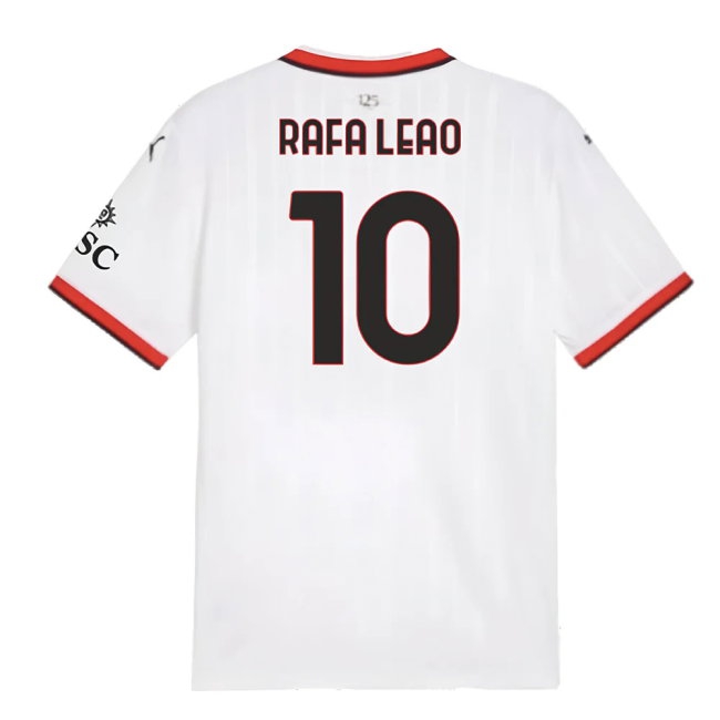 2024-2025 AC Milan Away Shirt (Rafa Leao 10) — Shop Now