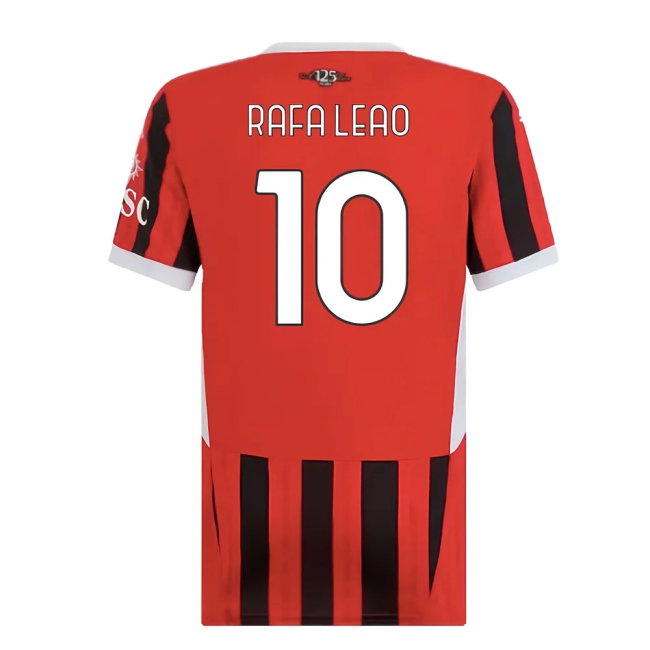 2024-2025 AC Milan Home Shirt (Womens) (Rafa Leao 10) — Buy Online
