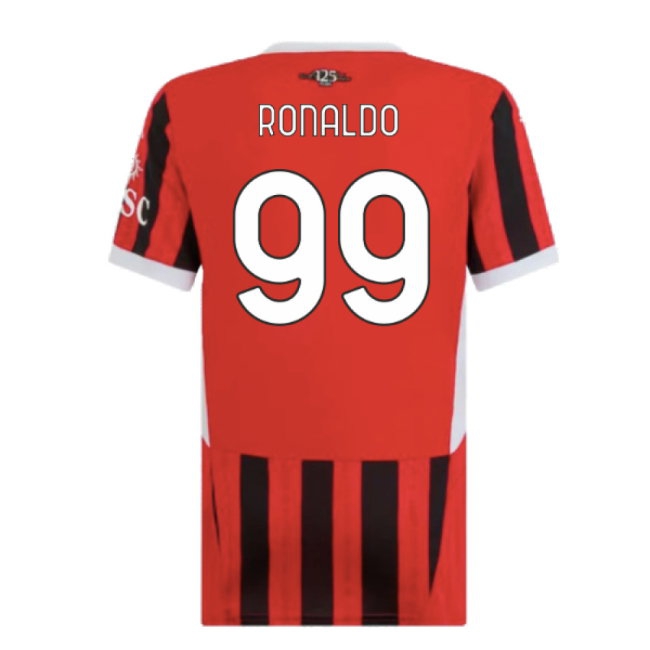 2024-2025 AC Milan Home Shirt (Womens) (Ronaldo 99) — Buy Online