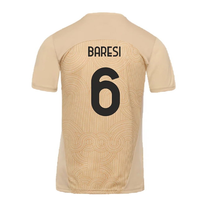 2024-2025 AC Milan Pre-Match Shirt (Putty) (Baresi 6) — Shop Now