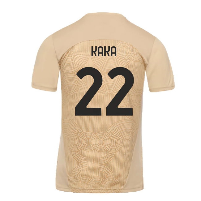 2024-2025 AC Milan Pre-Match Shirt (Putty) (Kaka 22) — Shop Now