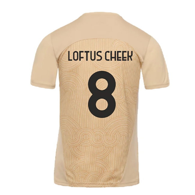 2024-2025 AC Milan Pre-Match Shirt (Putty) (Loftus Cheek 8) — Buy Now