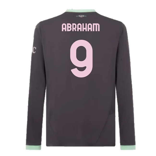 2024-2025 AC Milan Third Long Sleeve Shirt (Abraham 9) — Shop Online