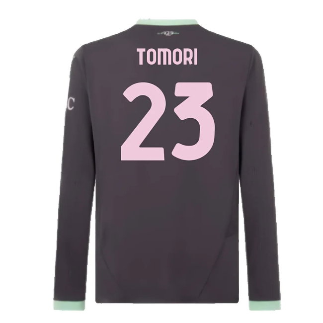 2024-2025 AC Milan Third Long Sleeve Shirt (Tomori 23) — Buy Online
