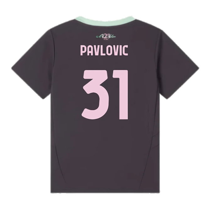 2024-2025 AC Milan Third Mini Kit (Pavlovic 31) — Shop Now