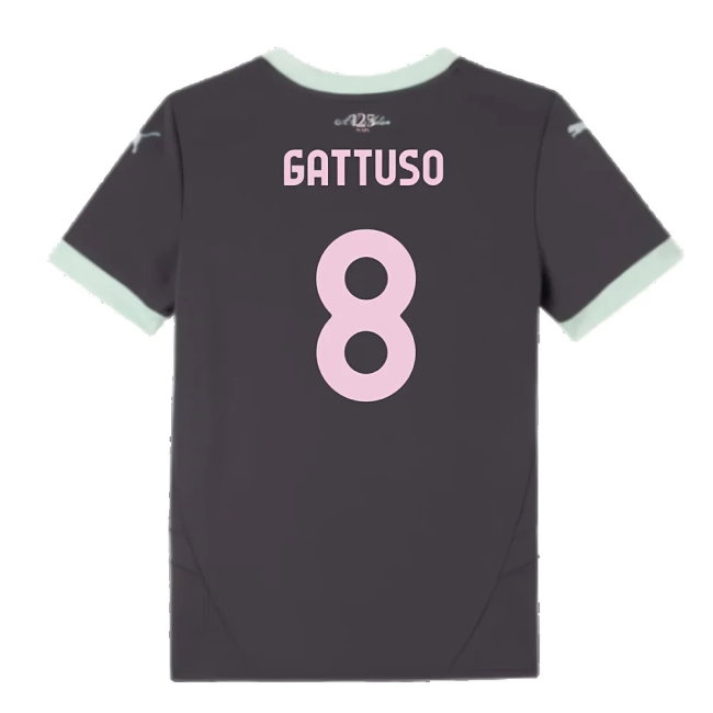 2024-2025 AC Milan Third Shirt (Kids) (Gattuso 8) — Buy Online