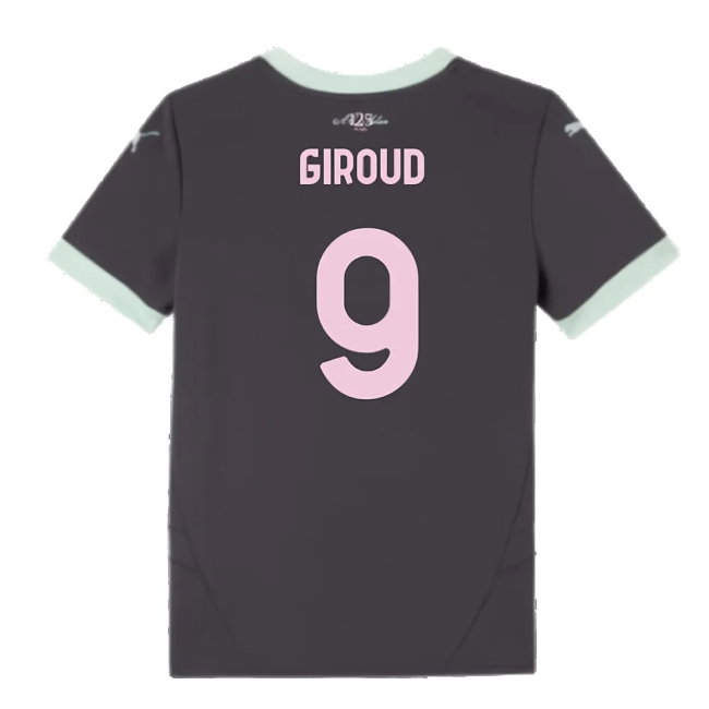 2024-2025 AC Milan Third Shirt (Kids) (Giroud 9) — Buy Online