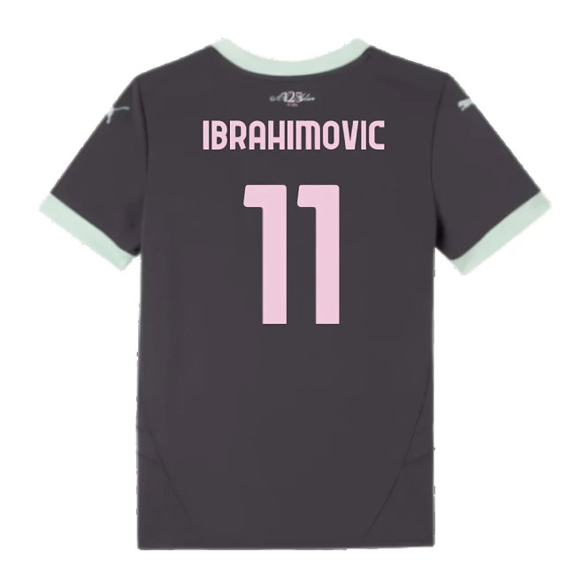2024-2025 AC Milan Third Shirt (Kids) (Ibrahimovic 11) — Buy Now