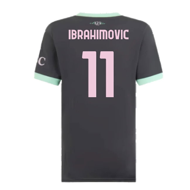 2024-2025 AC Milan Third Shirt (Womens) (Ibrahimovic 11) — Buy Now
