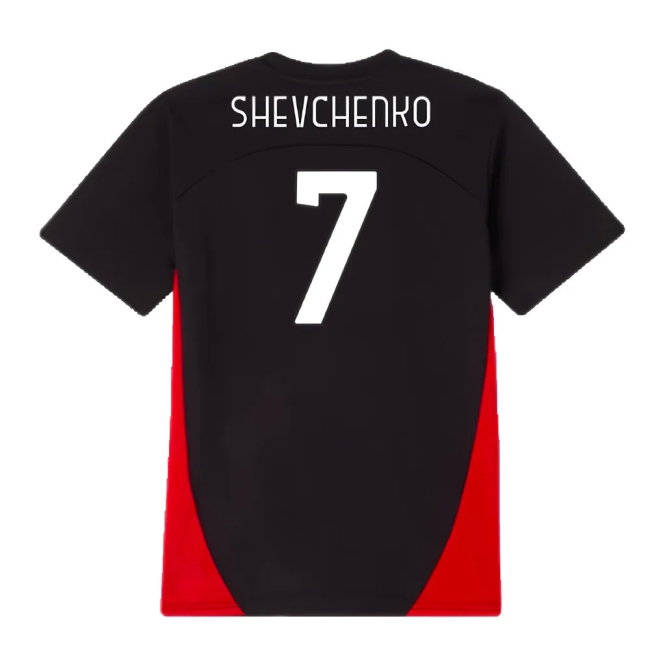 2024-2025 AC Milan Training Shirt (Black) - Kids (Shevchenko 7) — Buy Online