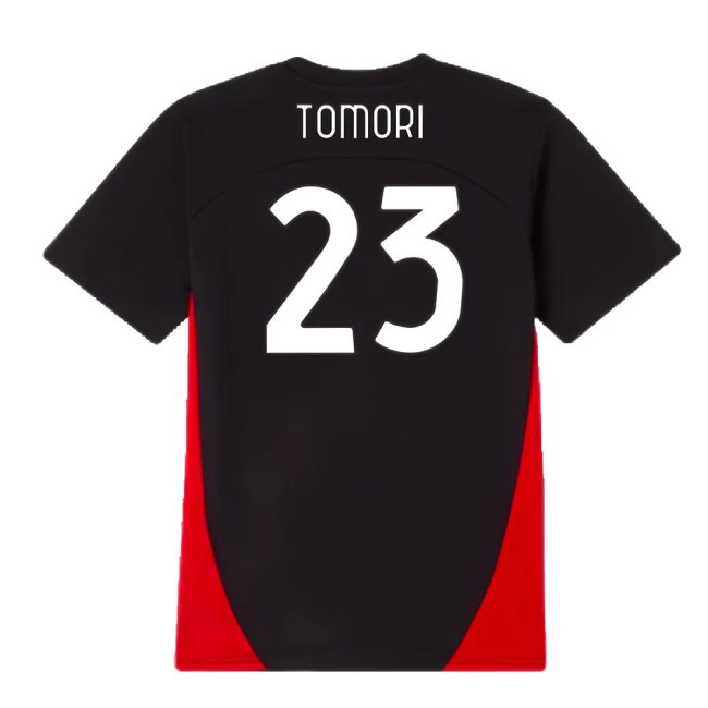 2024-2025 AC Milan Training Shirt (Black) - Kids (Tomori 23) — Shop Now