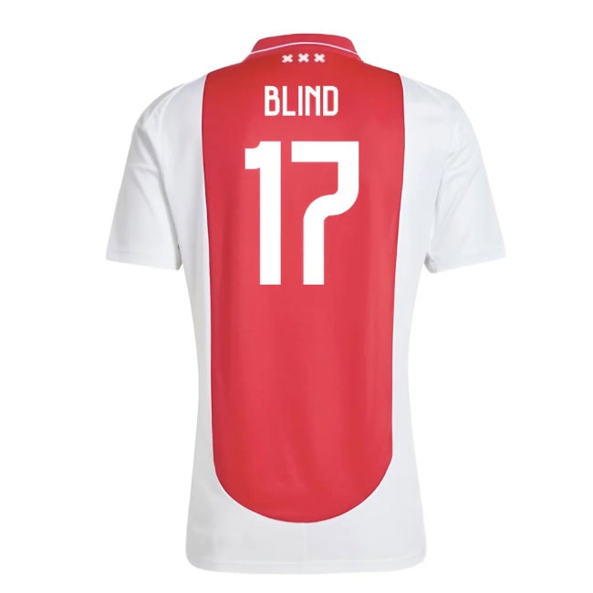 2024-2025 Ajax Home Shirt (Blind 17) — Buy Now