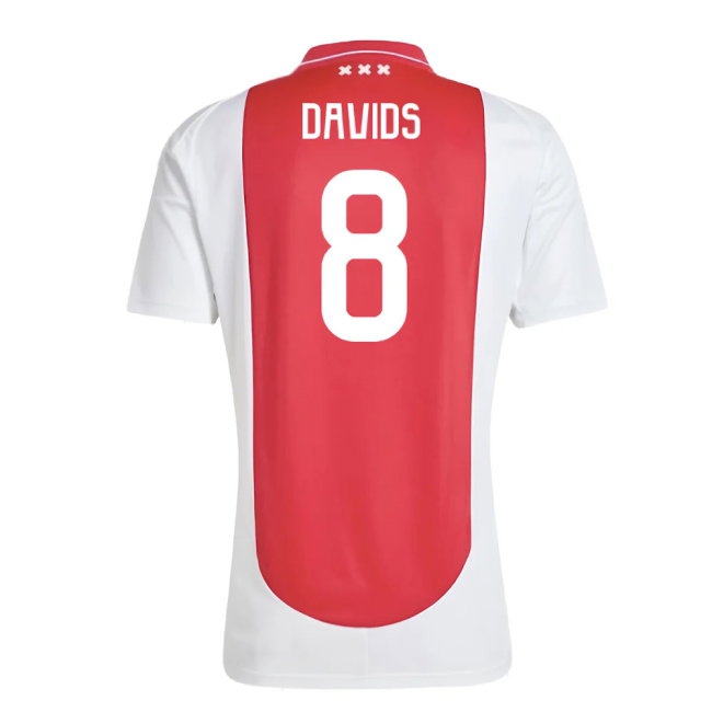 2024-2025 Ajax Home Shirt (Davids 8) — Shop Now