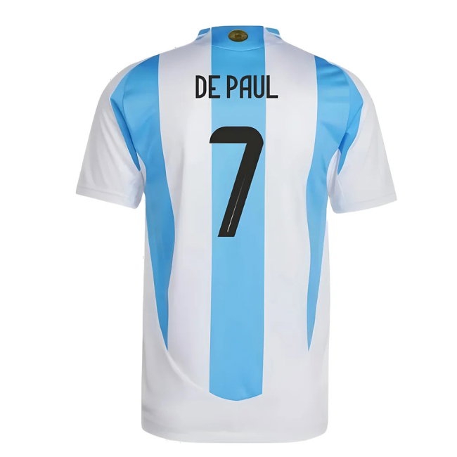 2024-2025 Argentina Player Version Home Shirt (DE PAUL 7) — Buy Now