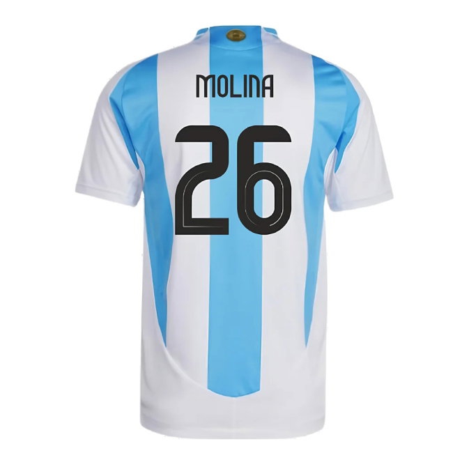 2024-2025 Argentina Player Version Home Shirt (MOLINA 26) — Shop Online