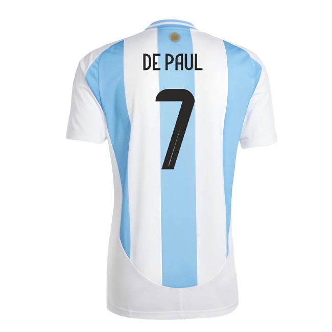 2024-2025 Argentina Home Shirt (DE PAUL 7) — Buy Now