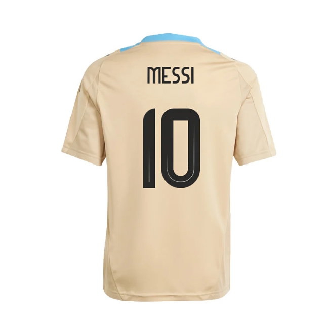 2024-2025 Argentina Training Jersey (Hazy Beige) (MESSI 10) — Shop Now