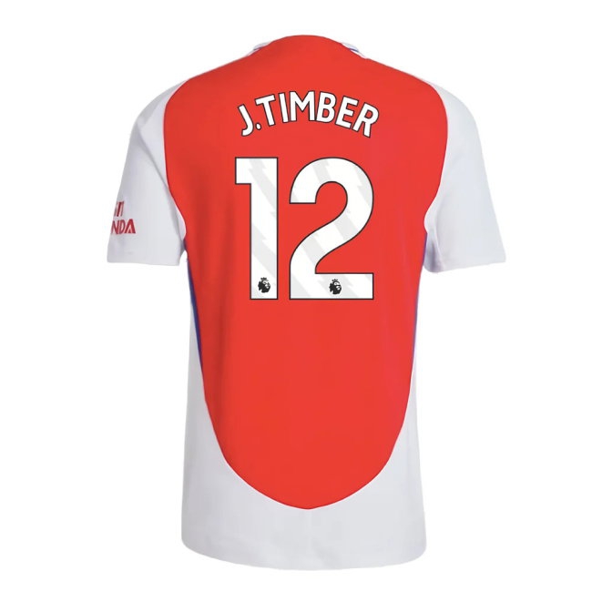 2024-2025 Arsenal Player Version Home Shirt (J.Timber 12) — Buy Now