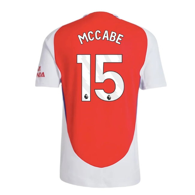 2024-2025 Arsenal Player Version Home Shirt (McCabe 15) — Shop Online