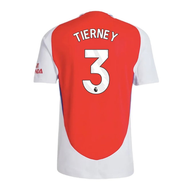 2024-2025 Arsenal Player Version Home Shirt (Tierney 3) — Buy Now