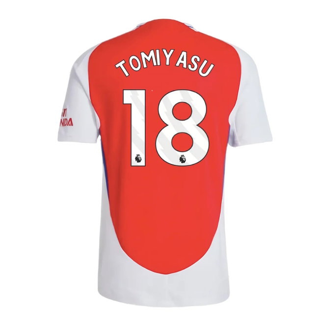 2024-2025 Arsenal Player Version Home Shirt (Tomiyasu 18) — Shop Online